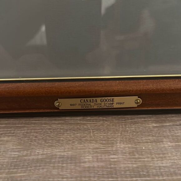 Robert Hautman 1997 1998 FEDERAL DUCK STAMP PRINT Signed executive gold medallio - Picture 2 of 11